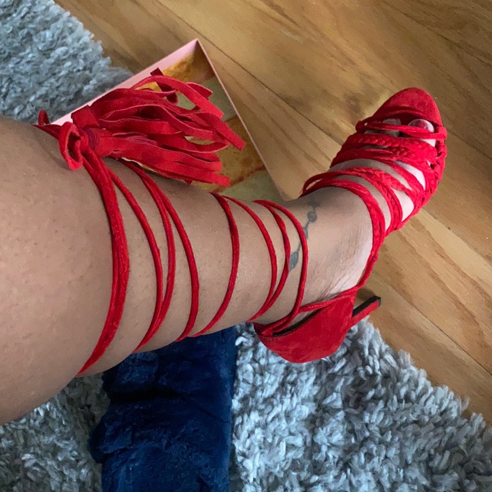 Jeffery Campbell Red Sabra